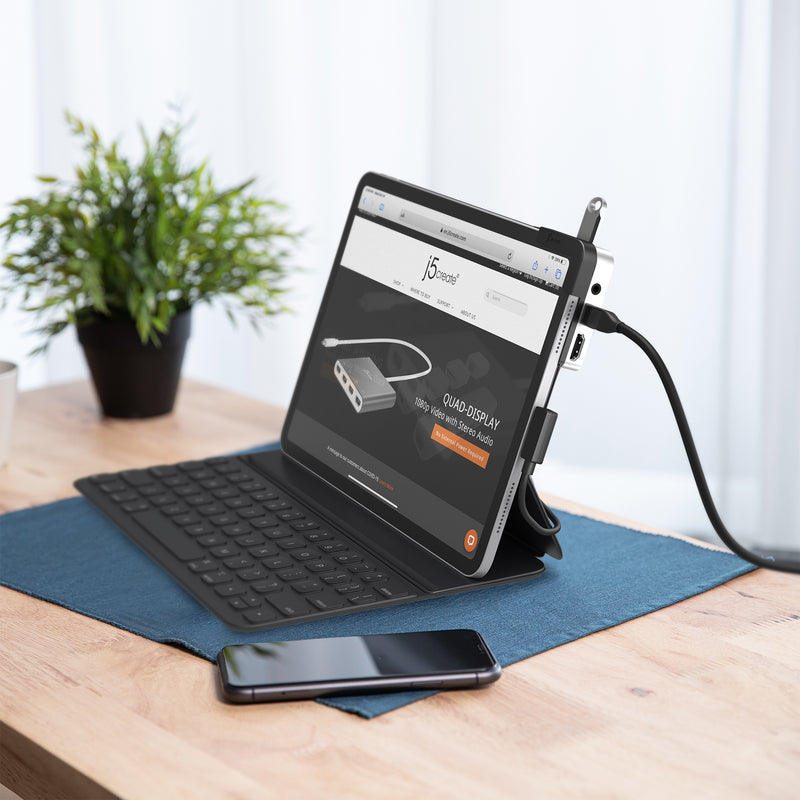 j5createはiPad Pro11&12.9インチ専用 『USB-Cマルチアダプター7in1 JCD612』を12月11日に発売