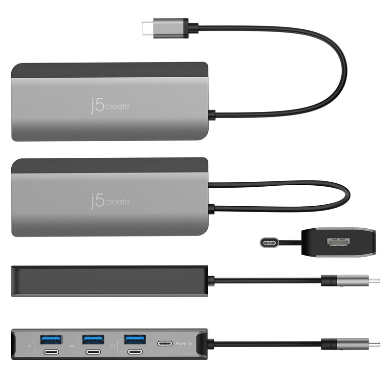 JCD362 USB-C to 4K144Hz HDMI+PD100W 8in1 マルチハブ