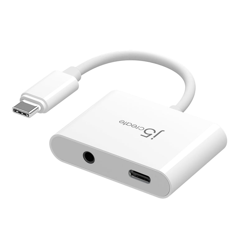 JCA122 USB-C to 3.5mm+PD 2in1 マルチアダプター