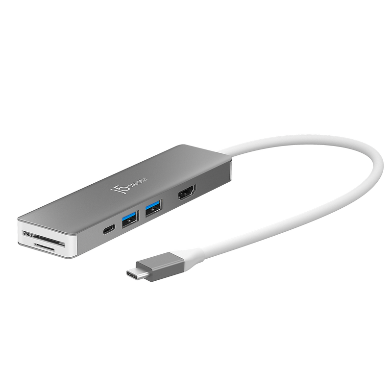 JCD390 USB-C Gen2 4K60 7in1マルチアダプター