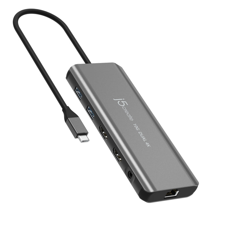 JCD398 USB-C デュアルHDMI Gen2 7in1 マルチハブ (M1/M2/M3対応)（近日発売）