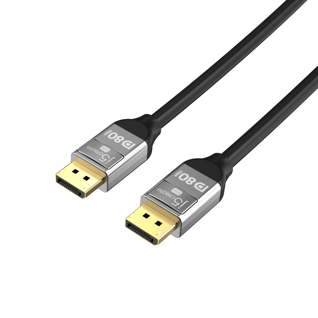 JDC44L16 VESA認証取得16K対応DisplayPort 2.1 ケーブル