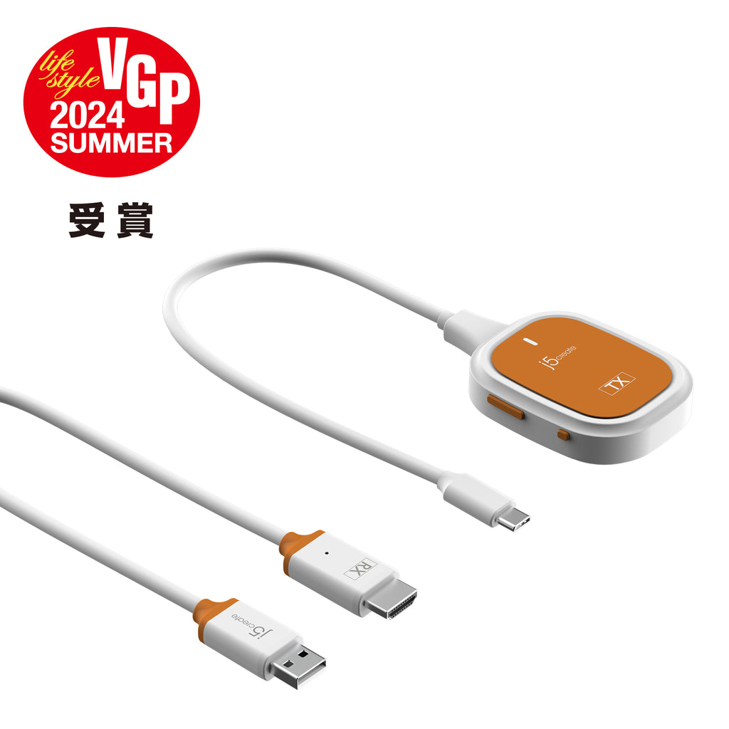 JVAW61　USB-C to HDMIワイヤレス送受信機 (iPhone15対応)