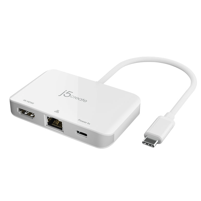 JCA351 USB-C to PD+HDMI+LAN 3in1 マルチアダプター