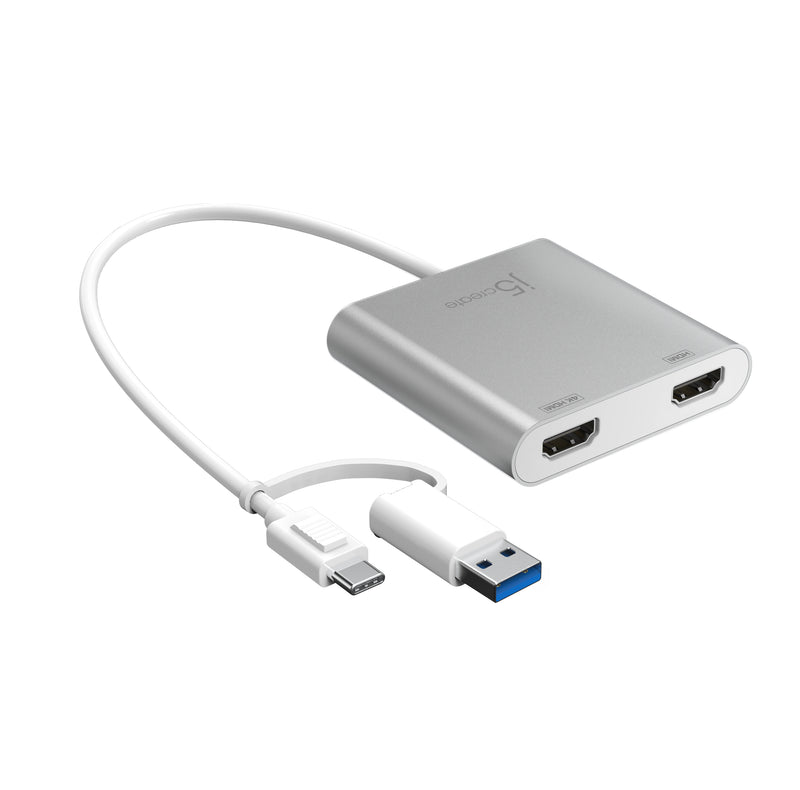 JCA365 USB-C デュアルHDMIディスプレイアダプター