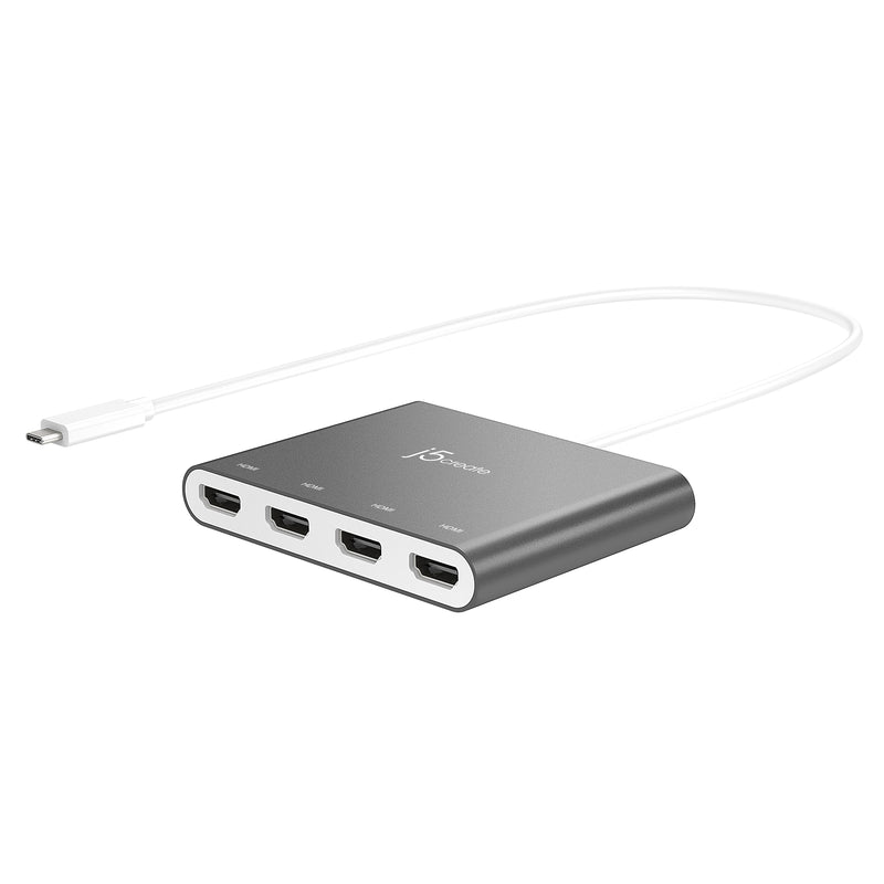 JCA366 USB-C to 4ポートHDMIディスプレイアダプター