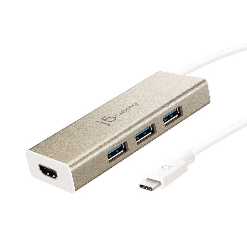 JCH451 USB Type-C to 3ポートUSB＆HDMI マルチハブ