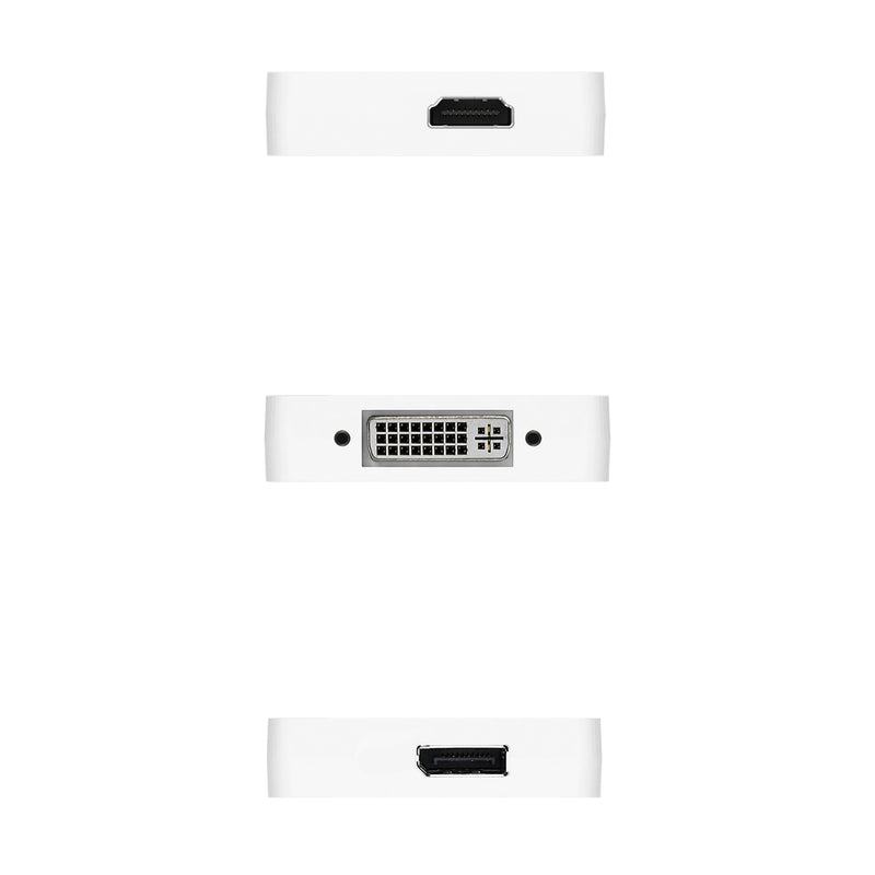 JDA173 Mini DisplayPort to 4k DisplayPort/4k HDMI/DVIアダプター