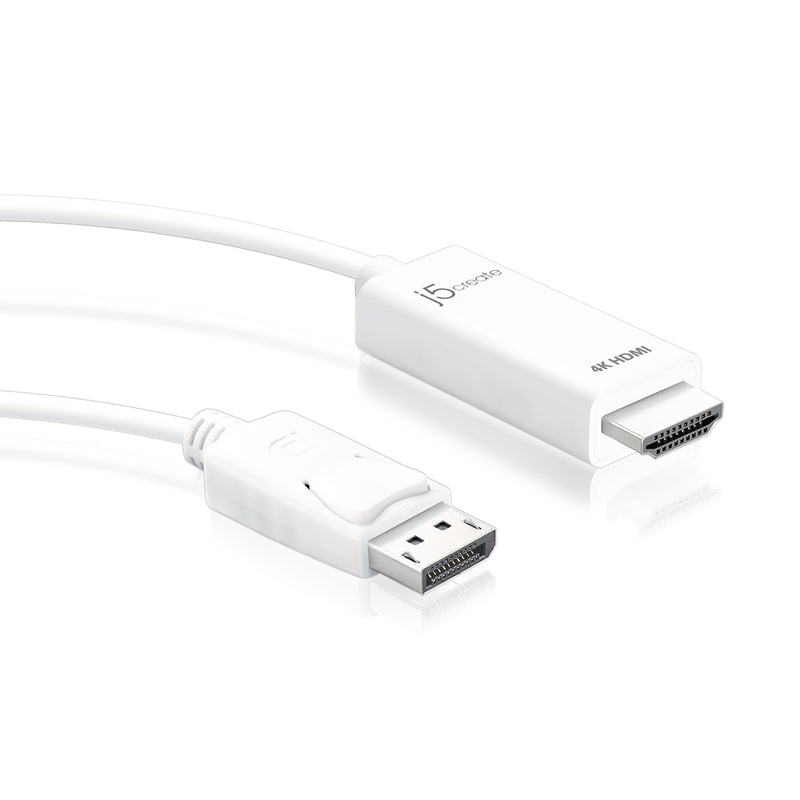 JDC158 DisplayPort to 4K HDMIケーブル 1.8m