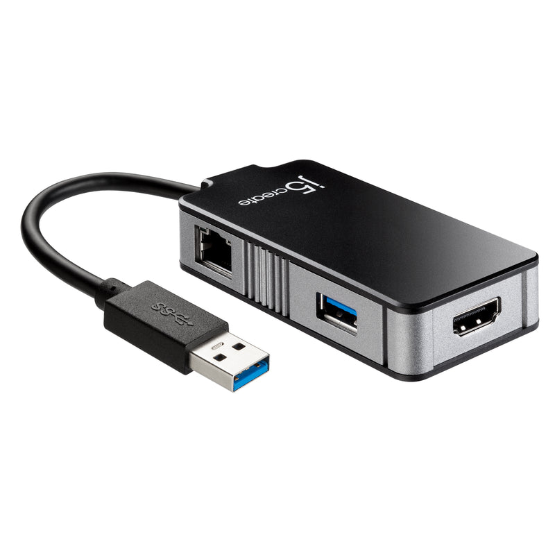 JUA375 USB 3.0 HDMI & Gigabit Ethernetマルチハブ（生産終了）