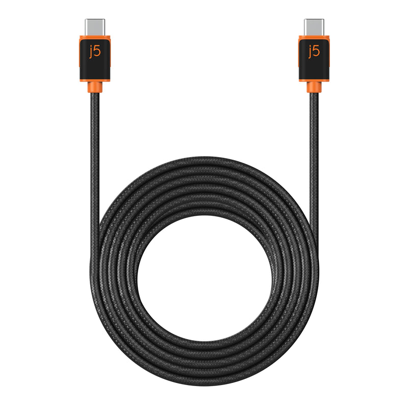 JUCX24L30 USB-C to USB-C PD60W対応 充電＆データ通信ケーブル（3m）