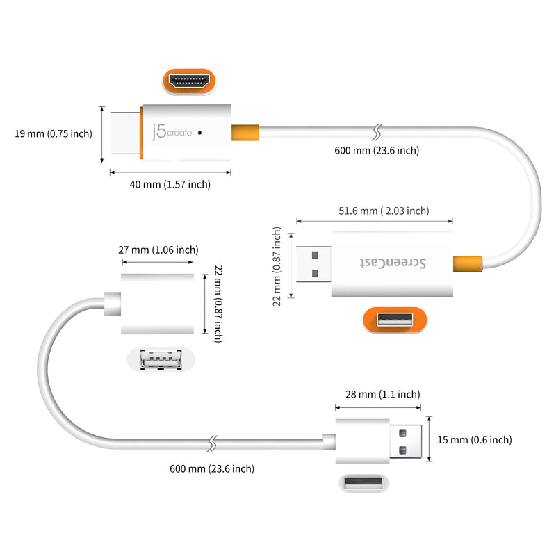 JVAW56 ScreenCast ワイヤレスHDMI ドングルレシーバー